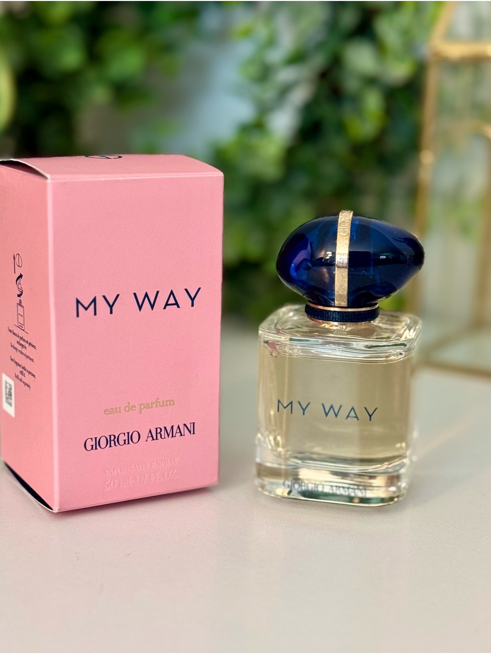 NWT Giorgio Armani My Way Eau de Parfum - Pink & Navy Blue